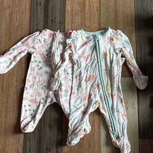 Huggies sleepers with mittens